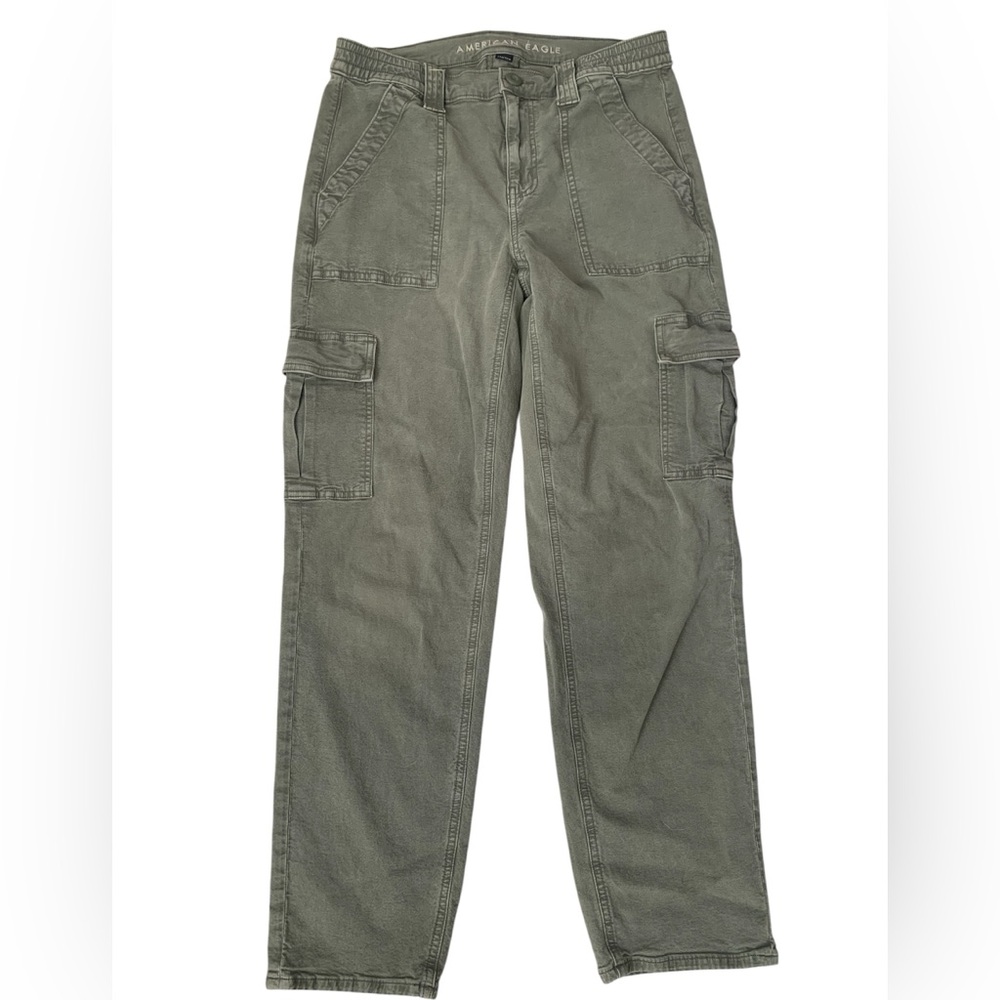 American Eagle Outfitters Green Straight Leg Pants